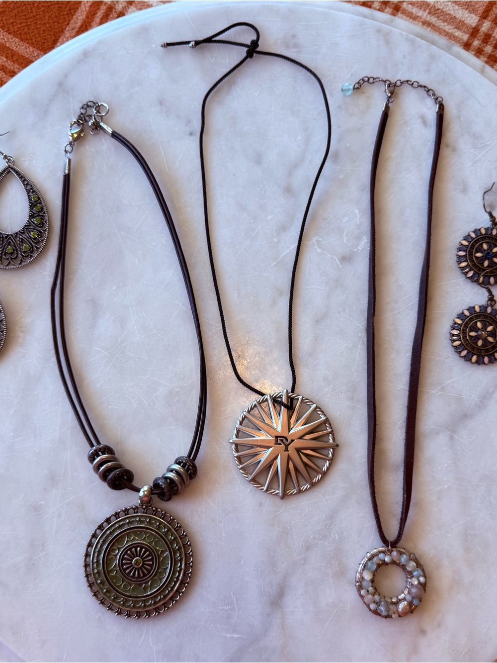 Boho Bundle- including David Yurman Promo Silver Starburst Pendant Necklace